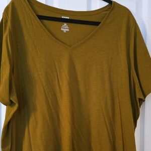 Sonoma Women's Mustard Short Sleeve Tee